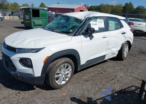 2023 Chevrolet Trailblazer Awd Ls z USA, uszkodzony, nr VIN KL79MNSL7PB074740